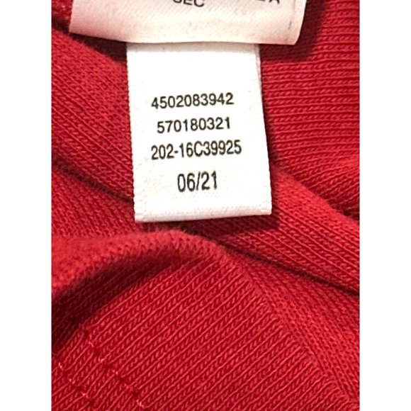 Chicos Red Long Sleeve Tee Classic Soft Stretch Casual Top Soft Comfortable SZ 2 - Picture 8 of 10